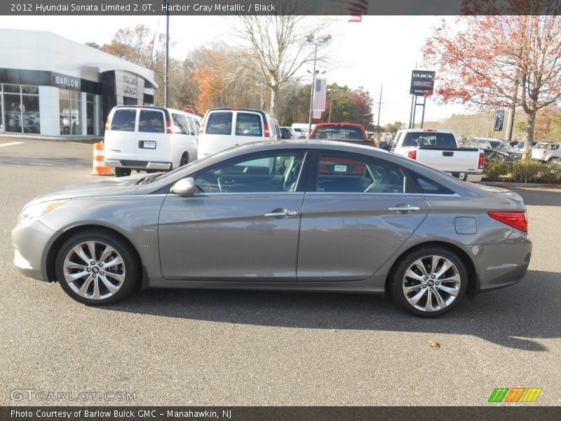 Harbor Gray Metallic / Black 2012 Hyundai Sonata Limited 2.0T