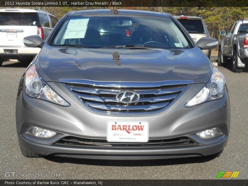 Harbor Gray Metallic / Black 2012 Hyundai Sonata Limited 2.0T