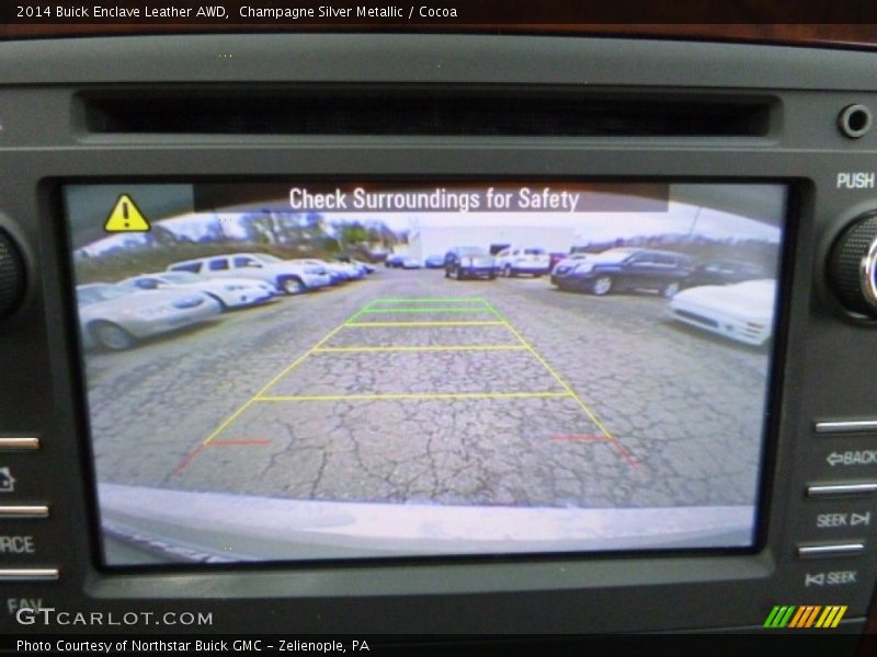 Champagne Silver Metallic / Cocoa 2014 Buick Enclave Leather AWD