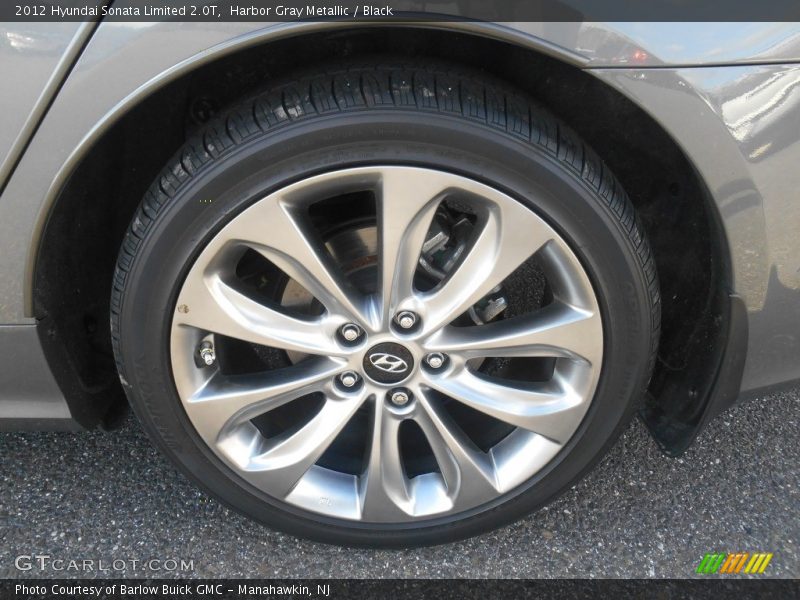 Harbor Gray Metallic / Black 2012 Hyundai Sonata Limited 2.0T
