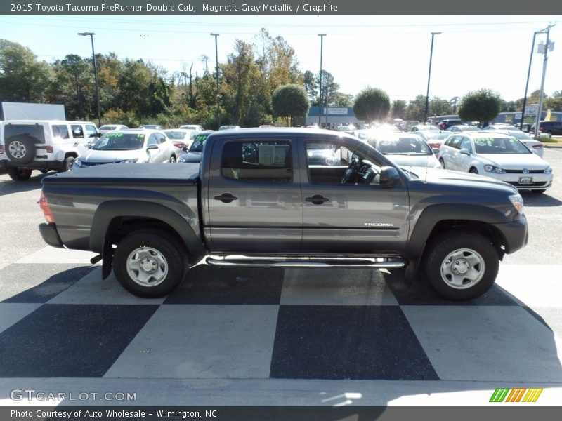 Magnetic Gray Metallic / Graphite 2015 Toyota Tacoma PreRunner Double Cab