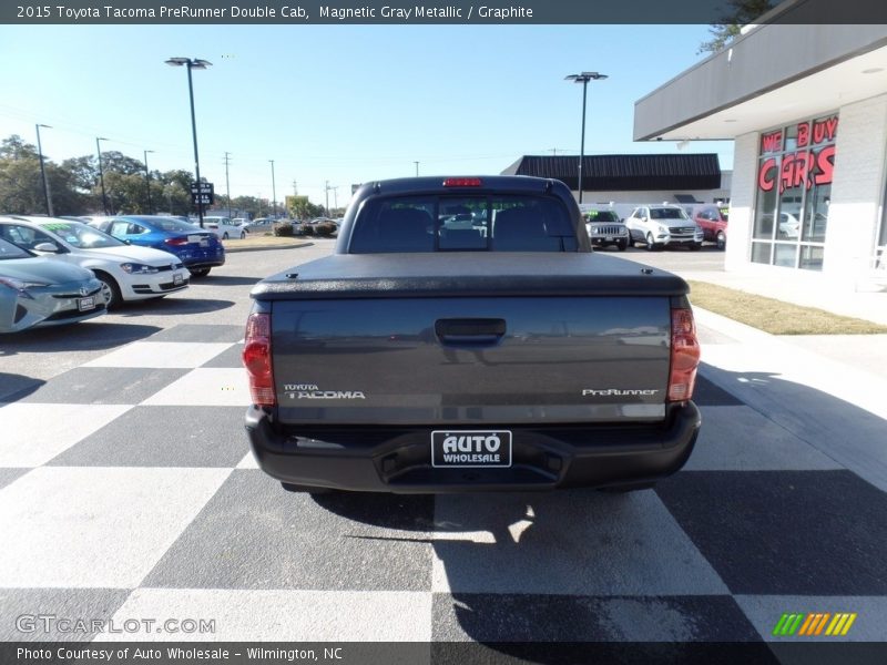Magnetic Gray Metallic / Graphite 2015 Toyota Tacoma PreRunner Double Cab