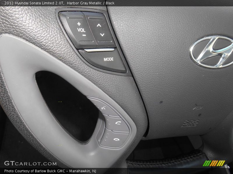 Harbor Gray Metallic / Black 2012 Hyundai Sonata Limited 2.0T