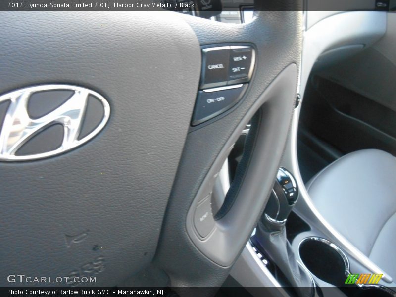 Harbor Gray Metallic / Black 2012 Hyundai Sonata Limited 2.0T