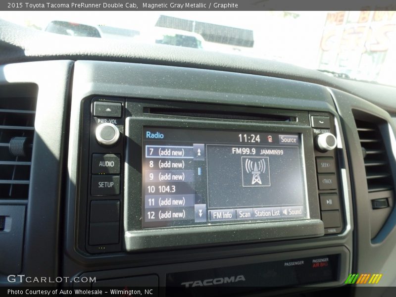 Magnetic Gray Metallic / Graphite 2015 Toyota Tacoma PreRunner Double Cab