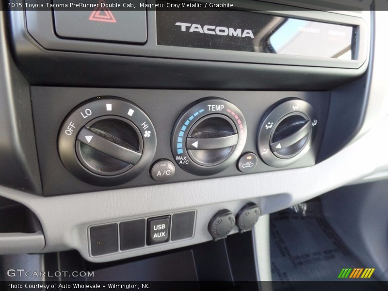Magnetic Gray Metallic / Graphite 2015 Toyota Tacoma PreRunner Double Cab