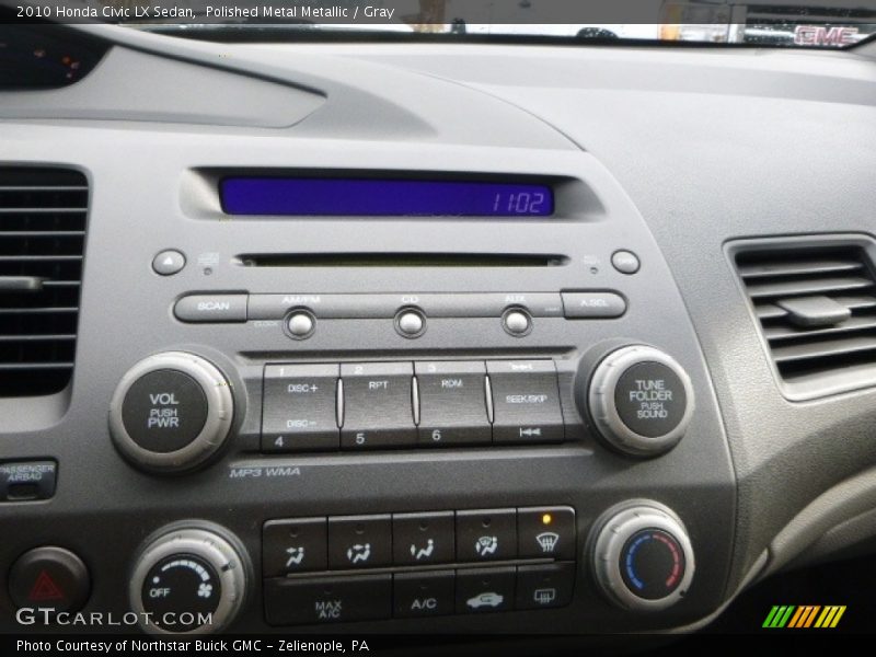 Polished Metal Metallic / Gray 2010 Honda Civic LX Sedan