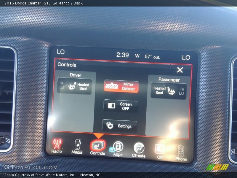 Go Mango / Black 2016 Dodge Charger R/T