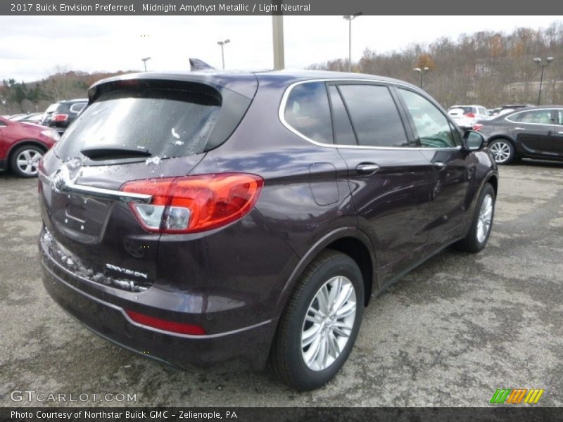 Midnight Amythyst Metallic / Light Neutral 2017 Buick Envision Preferred