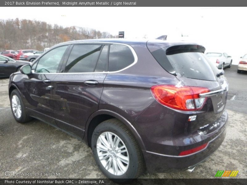 Midnight Amythyst Metallic / Light Neutral 2017 Buick Envision Preferred