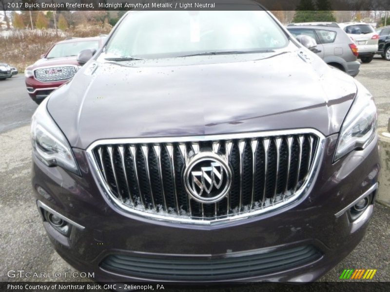 Midnight Amythyst Metallic / Light Neutral 2017 Buick Envision Preferred