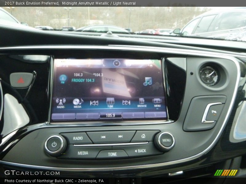 Midnight Amythyst Metallic / Light Neutral 2017 Buick Envision Preferred