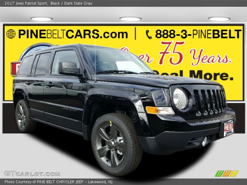 Black / Dark Slate Gray 2017 Jeep Patriot Sport