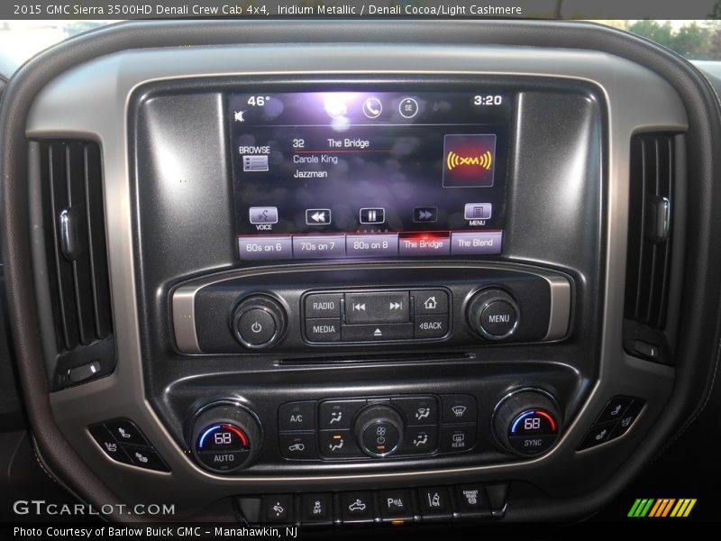 Iridium Metallic / Denali Cocoa/Light Cashmere 2015 GMC Sierra 3500HD Denali Crew Cab 4x4