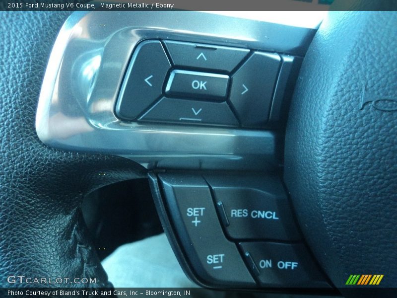 Magnetic Metallic / Ebony 2015 Ford Mustang V6 Coupe
