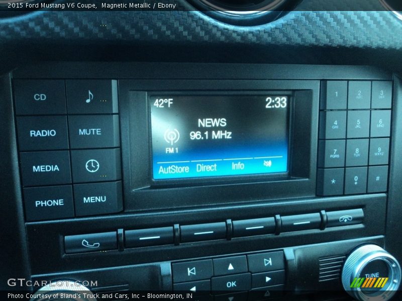Magnetic Metallic / Ebony 2015 Ford Mustang V6 Coupe