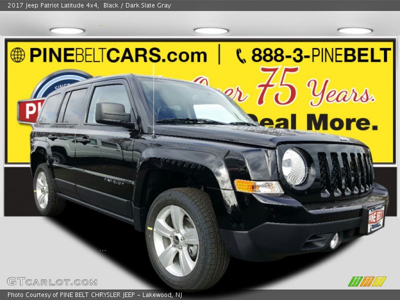 Black / Dark Slate Gray 2017 Jeep Patriot Latitude 4x4