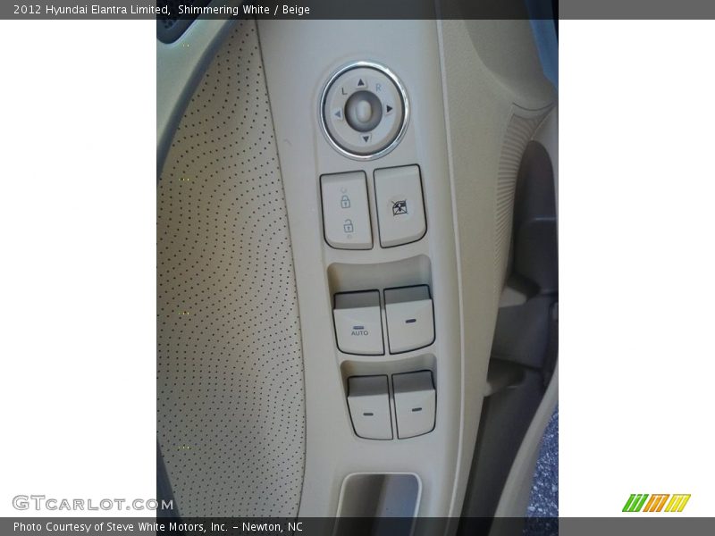 Shimmering White / Beige 2012 Hyundai Elantra Limited