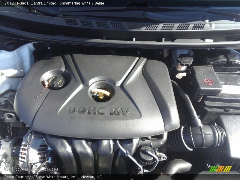 Shimmering White / Beige 2012 Hyundai Elantra Limited