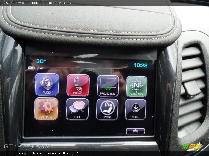 Controls of 2017 Impala LT