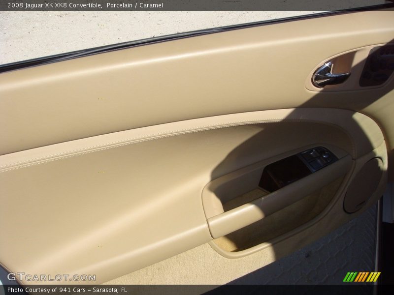Porcelain / Caramel 2008 Jaguar XK XK8 Convertible