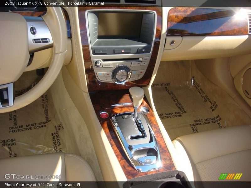 Porcelain / Caramel 2008 Jaguar XK XK8 Convertible