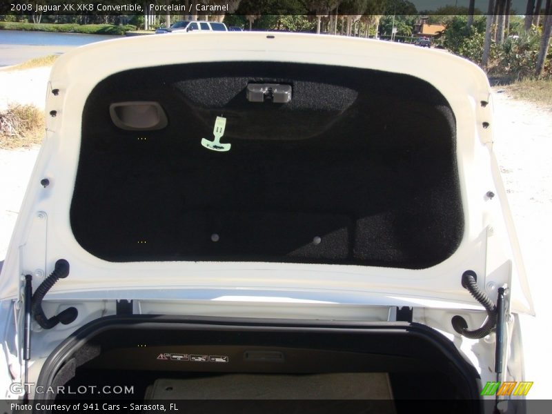 Porcelain / Caramel 2008 Jaguar XK XK8 Convertible