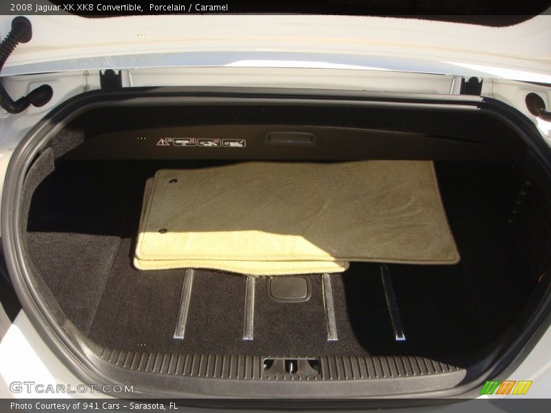 Porcelain / Caramel 2008 Jaguar XK XK8 Convertible