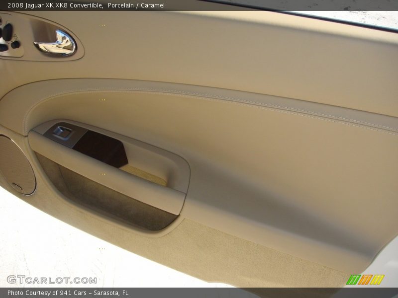 Porcelain / Caramel 2008 Jaguar XK XK8 Convertible