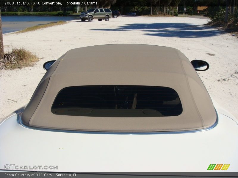 Porcelain / Caramel 2008 Jaguar XK XK8 Convertible