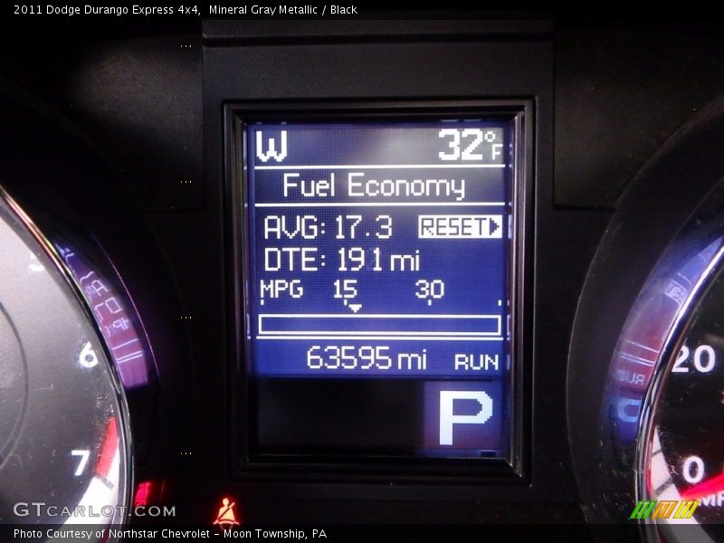 Mineral Gray Metallic / Black 2011 Dodge Durango Express 4x4