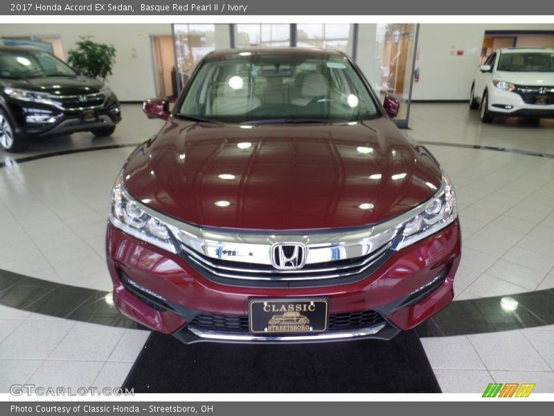 Basque Red Pearl II / Ivory 2017 Honda Accord EX Sedan