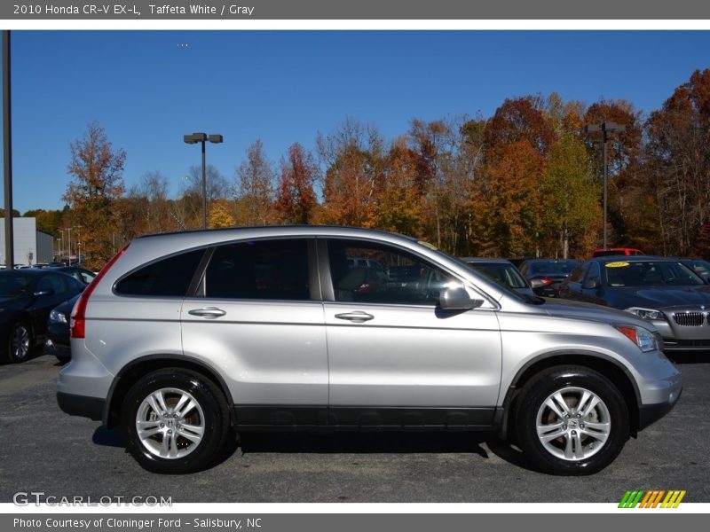 Taffeta White / Gray 2010 Honda CR-V EX-L