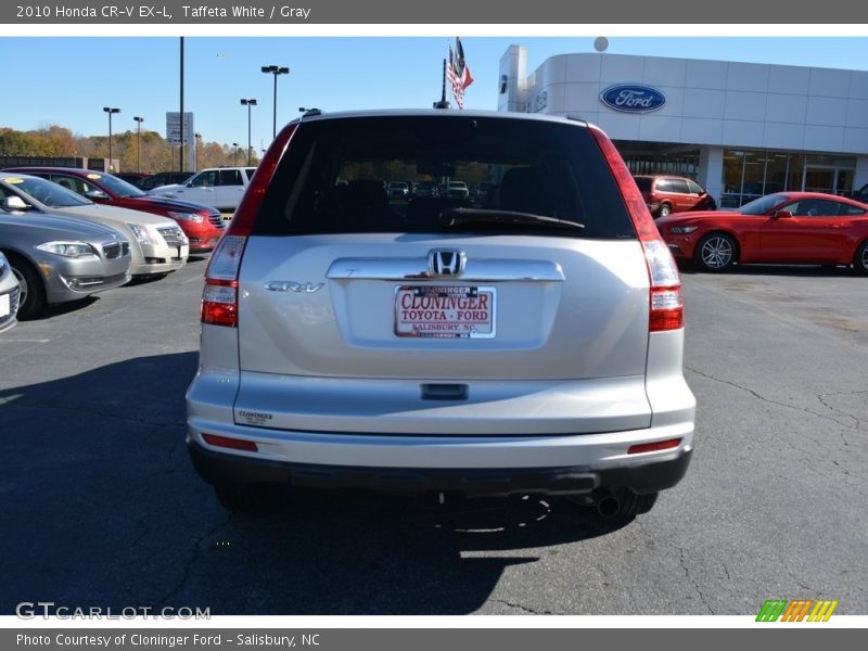 Taffeta White / Gray 2010 Honda CR-V EX-L