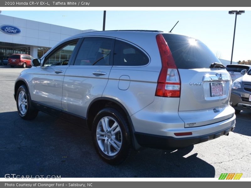 Taffeta White / Gray 2010 Honda CR-V EX-L