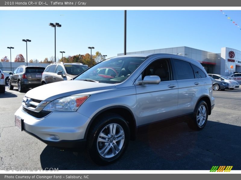 Taffeta White / Gray 2010 Honda CR-V EX-L