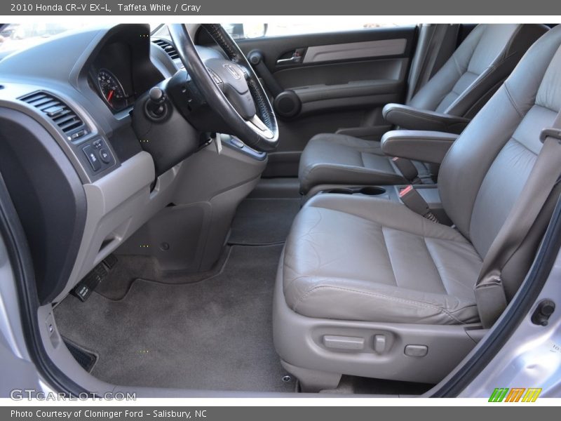 Taffeta White / Gray 2010 Honda CR-V EX-L