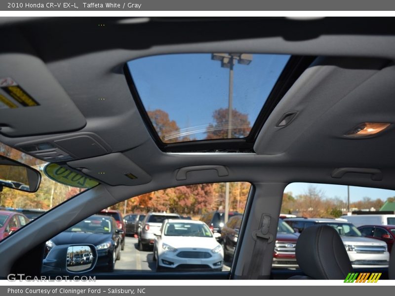 Taffeta White / Gray 2010 Honda CR-V EX-L