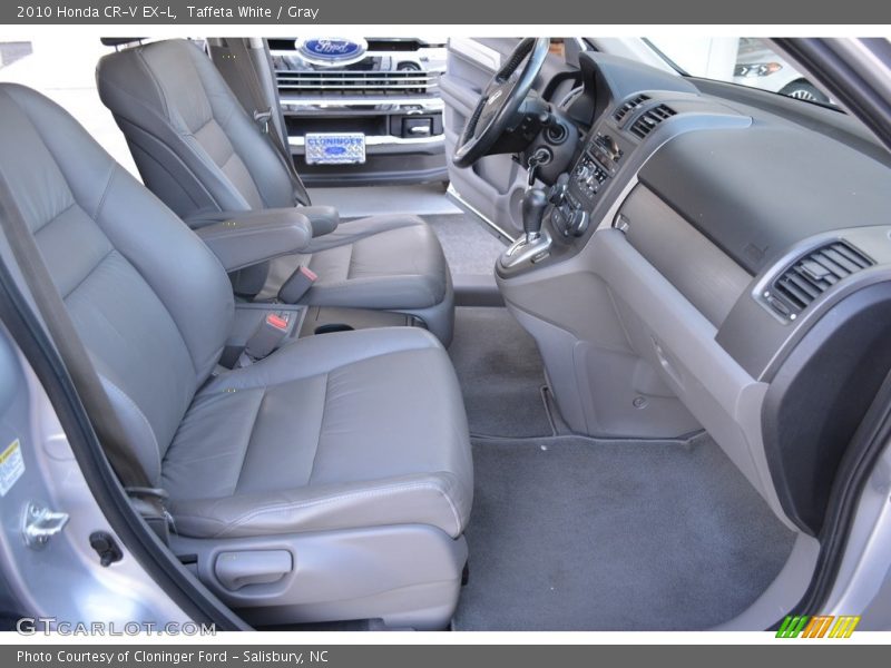 Taffeta White / Gray 2010 Honda CR-V EX-L