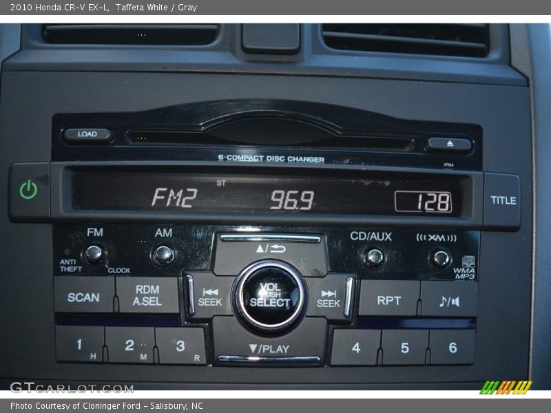 Taffeta White / Gray 2010 Honda CR-V EX-L