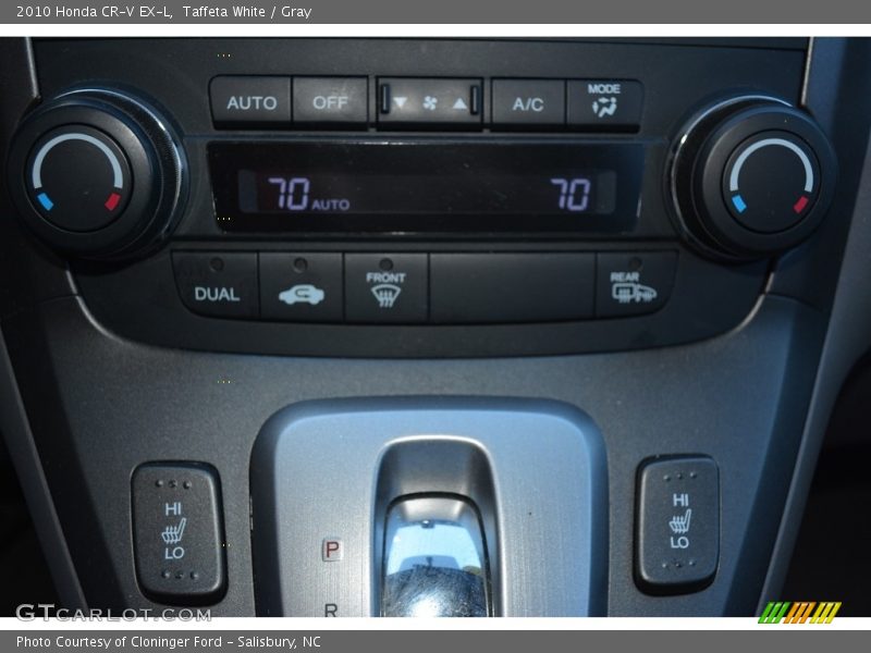 Taffeta White / Gray 2010 Honda CR-V EX-L