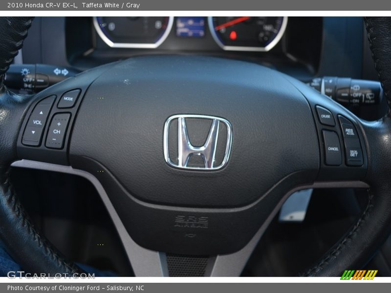 Taffeta White / Gray 2010 Honda CR-V EX-L
