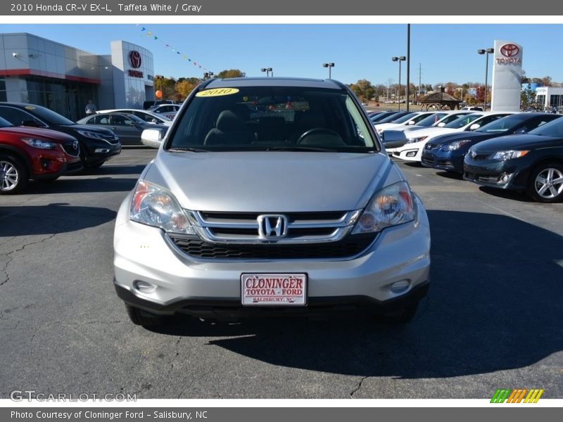 Taffeta White / Gray 2010 Honda CR-V EX-L
