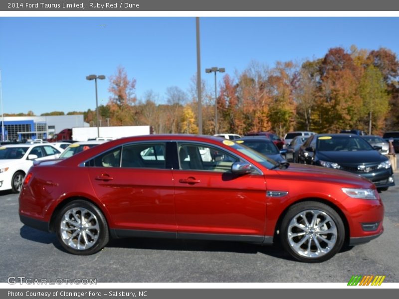 Ruby Red / Dune 2014 Ford Taurus Limited