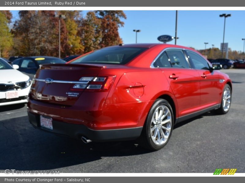 Ruby Red / Dune 2014 Ford Taurus Limited