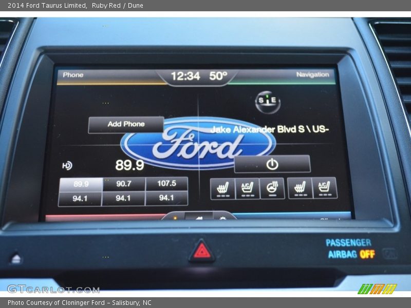 Ruby Red / Dune 2014 Ford Taurus Limited