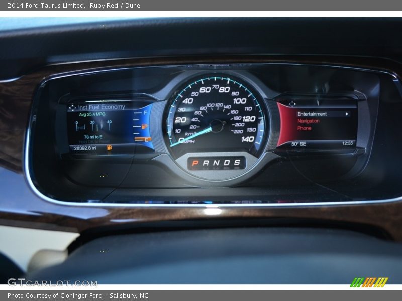 Ruby Red / Dune 2014 Ford Taurus Limited