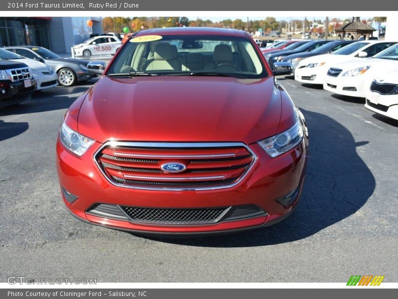 Ruby Red / Dune 2014 Ford Taurus Limited