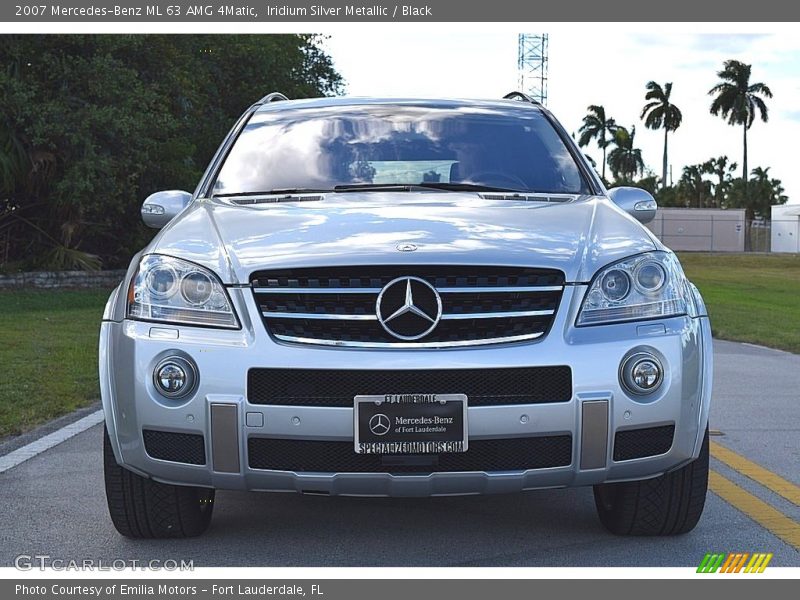 Iridium Silver Metallic / Black 2007 Mercedes-Benz ML 63 AMG 4Matic