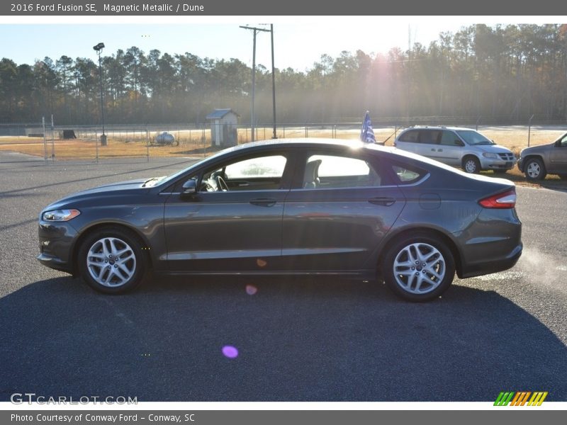 Magnetic Metallic / Dune 2016 Ford Fusion SE